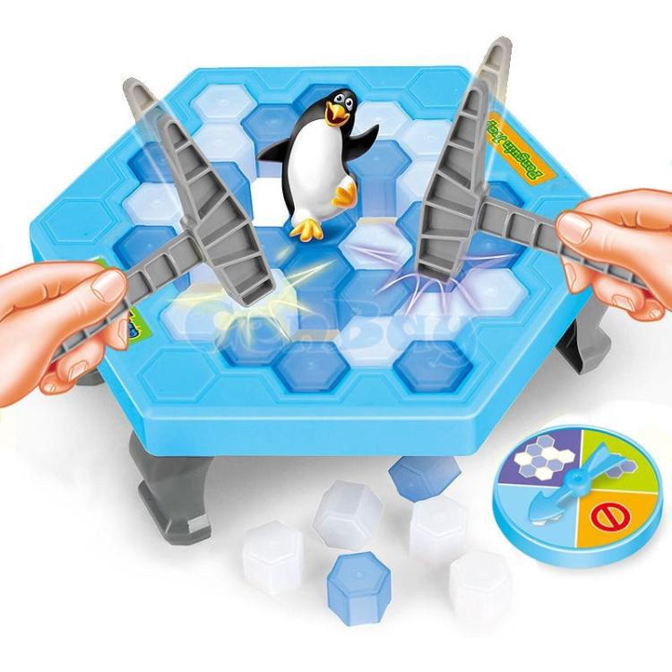 Penguin Trap Ice Breaking Saving Penguin Family Game